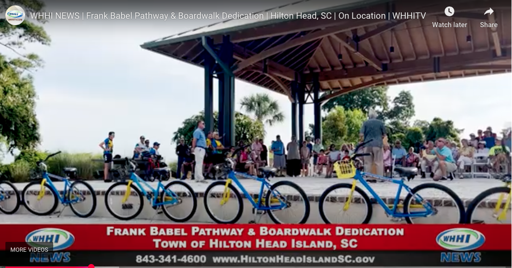 Honoring Frank Babel and Celebrating Hilton Head’s Bike-Friendly Future